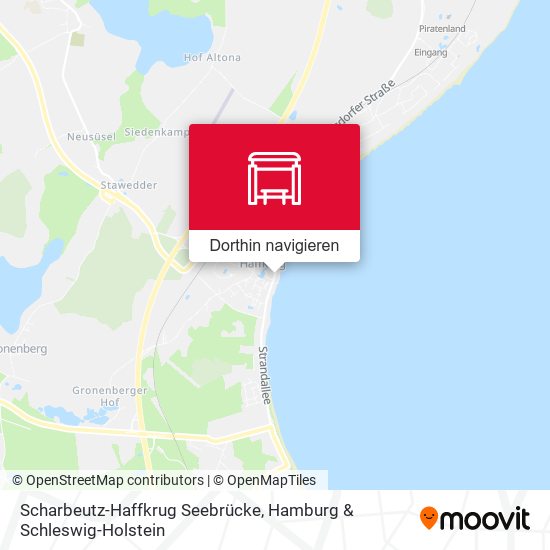 Scharbeutz-Haffkrug Seebrücke Karte