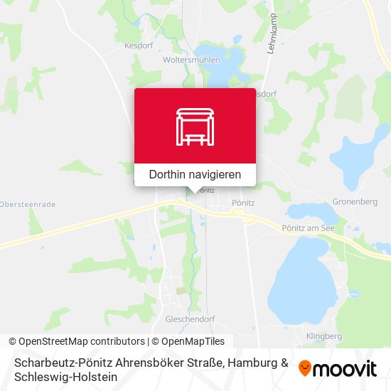 Scharbeutz-Pönitz Ahrensböker Straße Karte