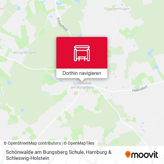 Schönwalde am Bungsberg Schule Karte