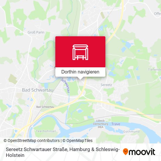 Sereetz Schwartauer Straße Karte
