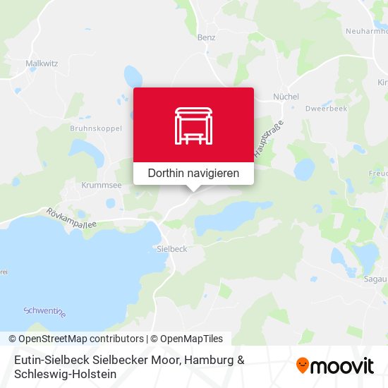 Eutin-Sielbeck Sielbecker Moor Karte