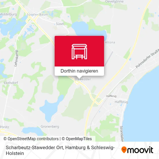 Scharbeutz-Stawedder Ort Karte