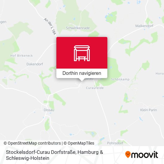 Stockelsdorf-Curau Dorfstraße Karte
