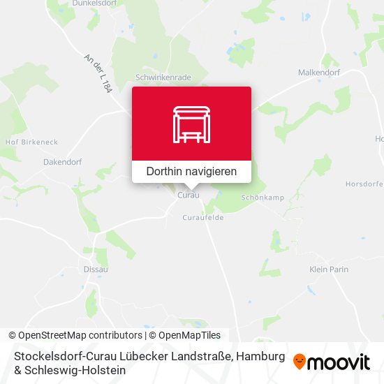 Stockelsdorf-Curau Lübecker Landstraße Karte