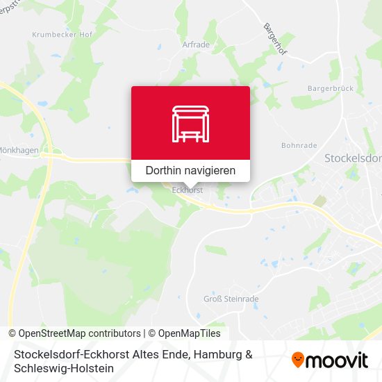 Stockelsdorf-Eckhorst Altes Ende Karte