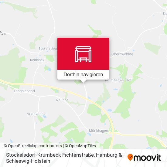 Stockelsdorf-Krumbeck Fichtenstraße Karte