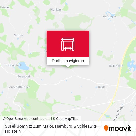 Süsel-Gömnitz Zum Major Karte