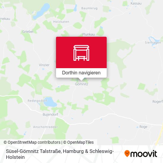 Süsel-Gömnitz Talstraße Karte