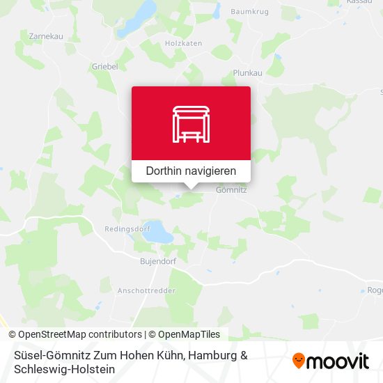 Süsel-Gömnitz Zum Hohen Kühn Karte