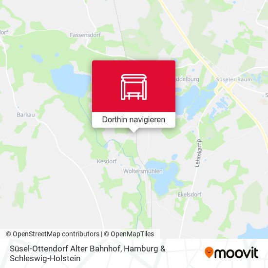 Süsel-Ottendorf Alter Bahnhof Karte