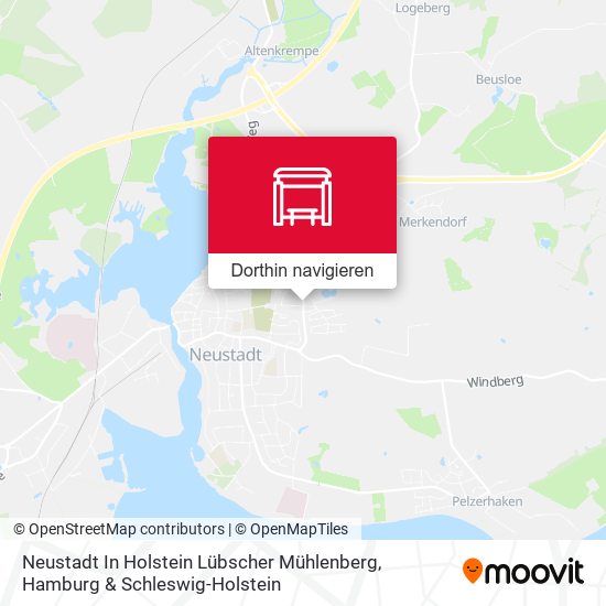 Neustadt In Holstein Lübscher Mühlenberg Karte