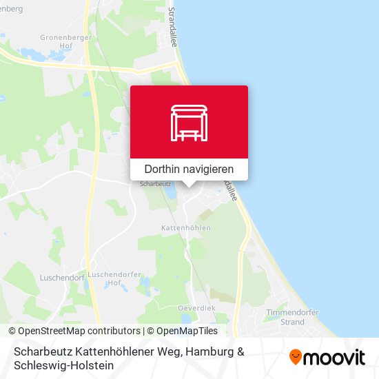 Scharbeutz Kattenhöhlener Weg Karte