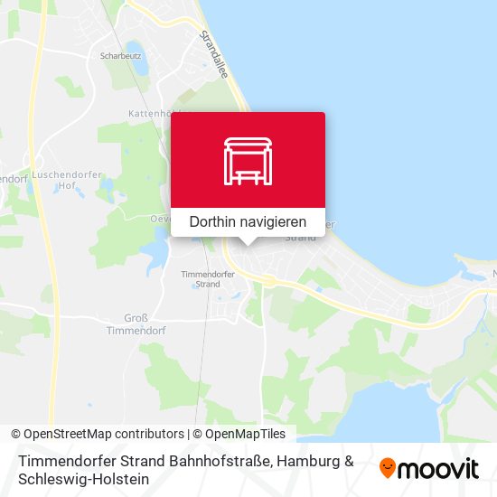 Timmendorfer Strand Bahnhofstraße Karte