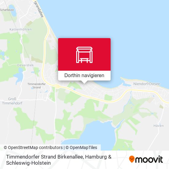 Timmendorfer Strand Birkenallee Karte