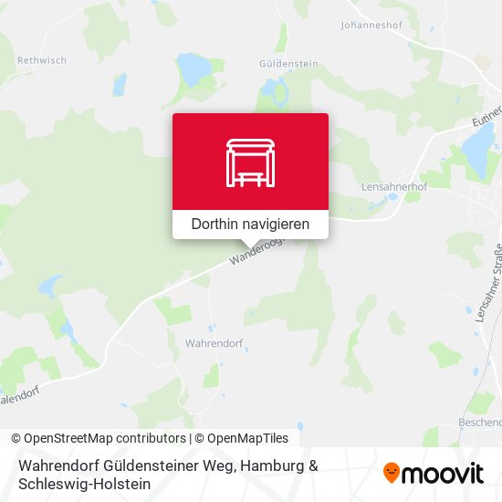 Wahrendorf Güldensteiner Weg Karte