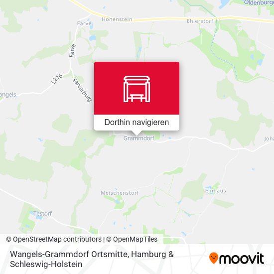 Wangels-Grammdorf Ortsmitte Karte