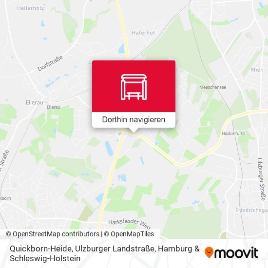 Quickborn-Heide, Ulzburger Landstraße Karte