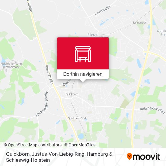 Quickborn, Justus-Von-Liebig-Ring Karte