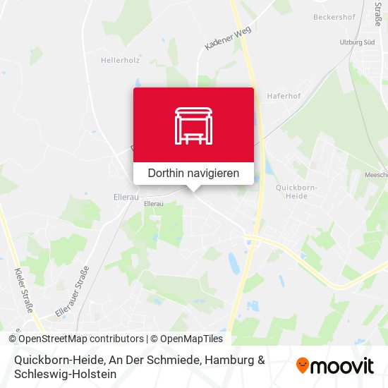 Quickborn-Heide, An Der Schmiede Karte