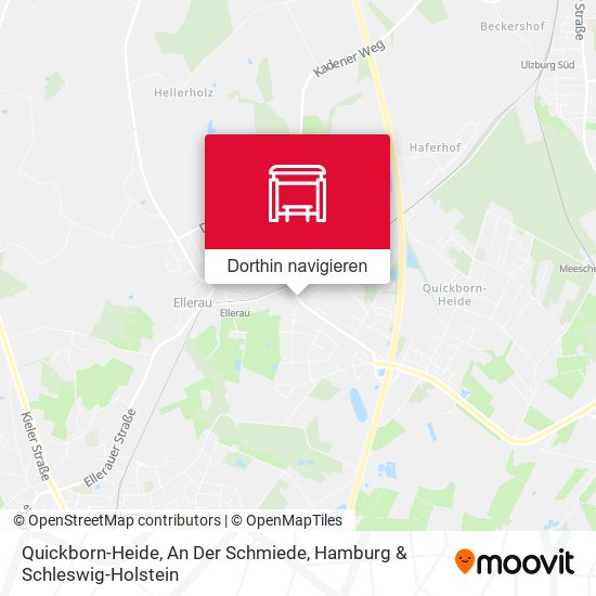 Quickborn-Heide, An Der Schmiede Karte