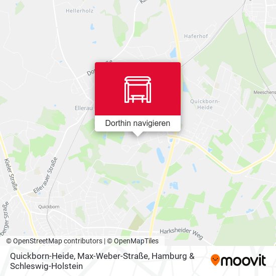 Quickborn-Heide, Max-Weber-Straße Karte