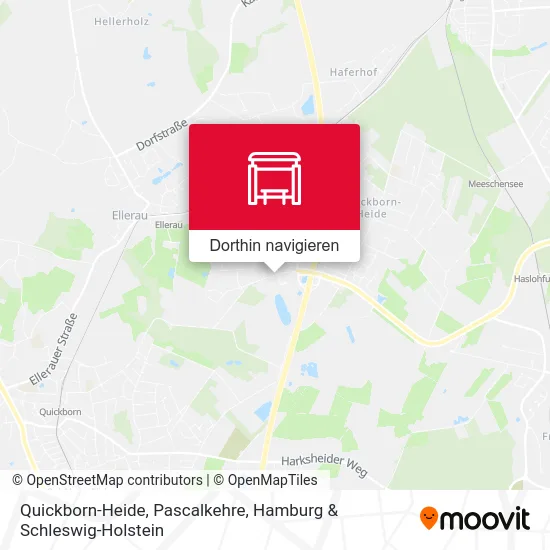 Quickborn-Heide, Pascalkehre Karte