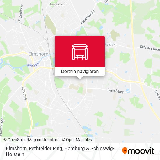 Elmshorn, Rethfelder Ring Karte