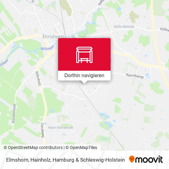 Elmshorn, Hainholz Karte