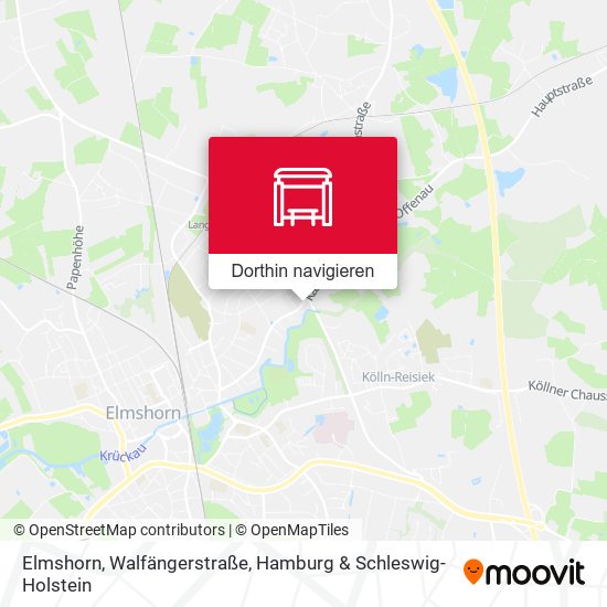 Elmshorn, Walfängerstraße Karte