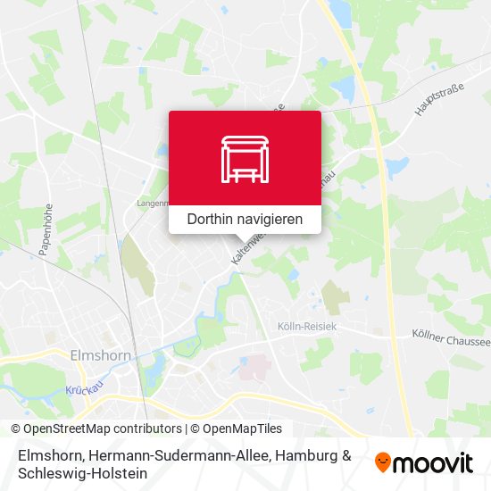 Elmshorn, Hermann-Sudermann-Allee Karte