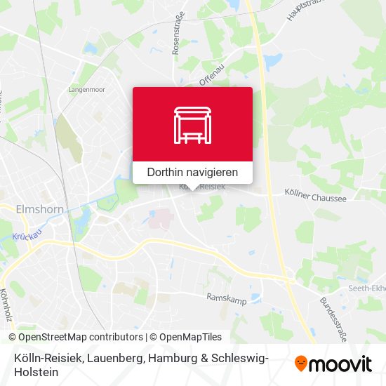 Kölln-Reisiek, Lauenberg Karte