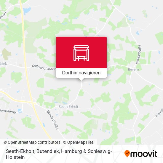 Seeth-Ekholt, Butendiek Karte