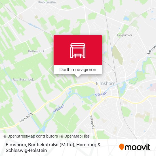 Elmshorn, Burdiekstraße (Mitte) Karte