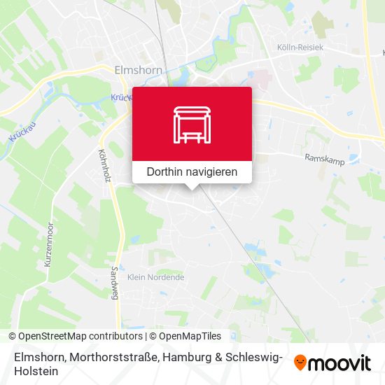 Elmshorn, Morthorststraße Karte