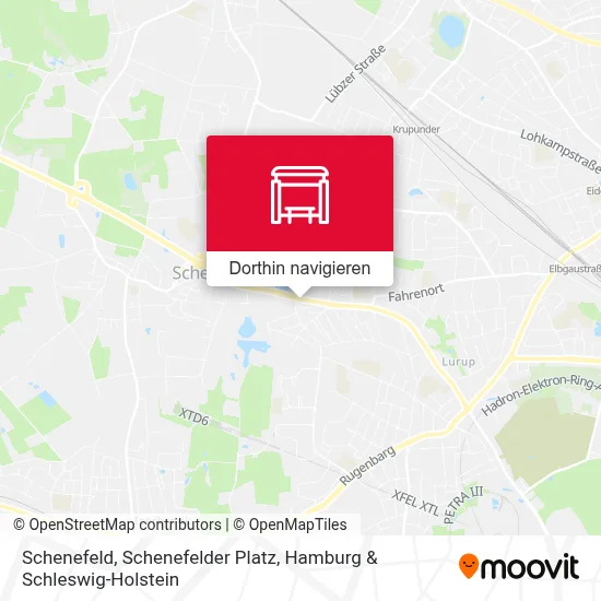 Schenefeld, Schenefelder Platz Karte