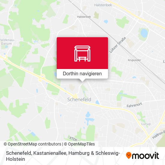 Schenefeld, Kastanienallee Karte