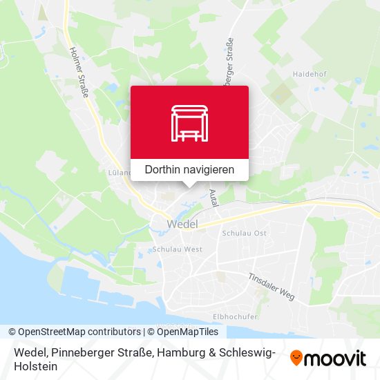 Wedel, Pinneberger Straße Karte