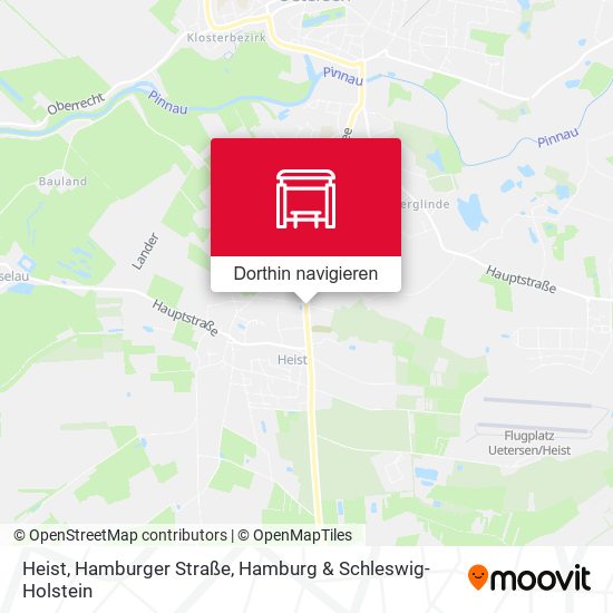 Heist, Hamburger Straße Karte