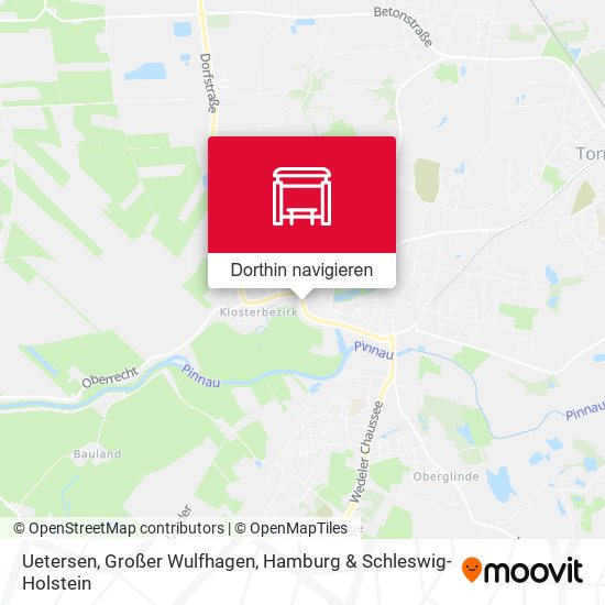 Uetersen, Großer Wulfhagen Karte
