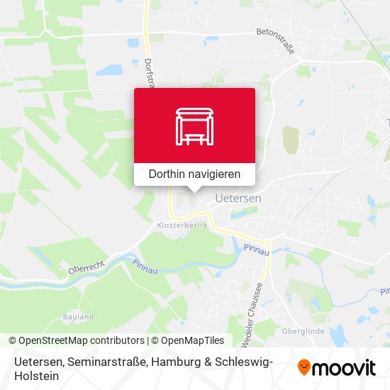 Uetersen, Seminarstraße Karte