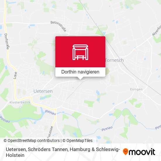 Uetersen, Schröders Tannen Karte