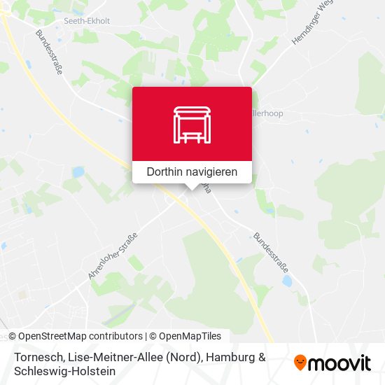 Tornesch, Lise-Meitner-Allee (Nord) Karte