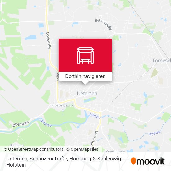 Uetersen, Schanzenstraße Karte