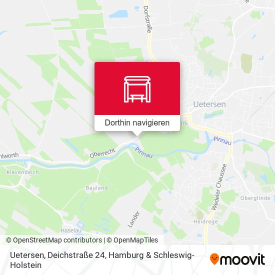 Uetersen, Deichstraße 24 Karte