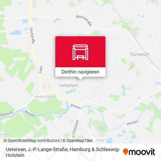 Uetersen, J.-P.-Lange-Straße Karte