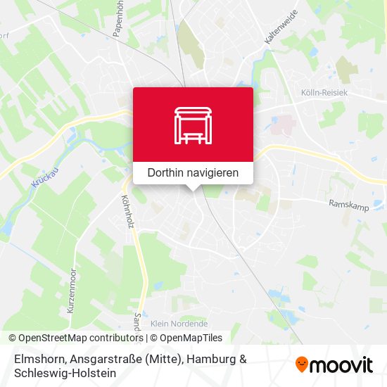Elmshorn, Ansgarstraße (Mitte) Karte