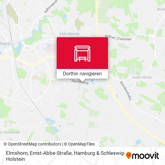 Elmshorn, Ernst-Abbe-Straße Karte
