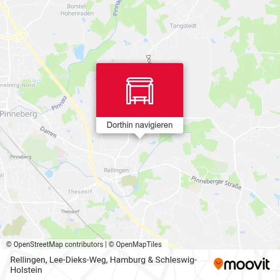 Rellingen, Lee-Dieks-Weg Karte