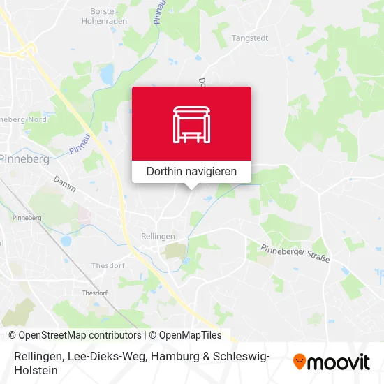 Rellingen, Lee-Dieks-Weg Karte