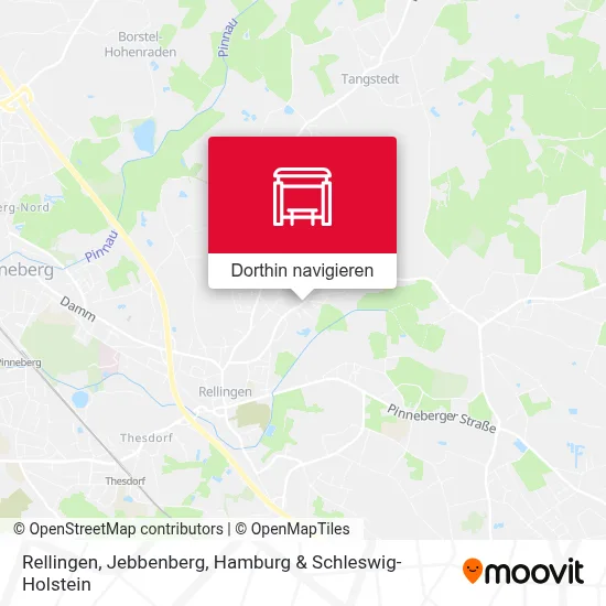 Rellingen, Jebbenberg Karte